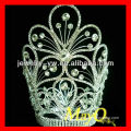 Beauty flower design diamond queen pageant tiara crown